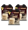Atkins Café au Lait Iced Coffee Ochucené protein Shake, Vysoký protein Shake, Nízký cukr, Nízký karb a Nízký cukr, Keto Friendly, Gluten Free, 12 Počet