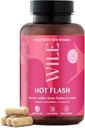 WILE Menopauza a Perimenopauza Doplňky pro ženy - Hot Flashs and Night Sweats Relief with Kudzu Root - Premenopauza Podpora stresu, Hot Flash, Hormon Balance & Restful Sleep, 30 Služení