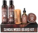 Viking Revolution Ultimate Conditioner for Men 's Beard Grooming - Softens, Smoothes and Soothes Beard Itch - Obsahuje Wash, Conditioner, Oil, Balm and Combalwood Scent