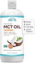 AS-IS Simple Premium MCT Oil C8 & C10 Oil 124; Neochucené 124; 100% z Non-GMO kokosy C124; Ideální pro ranní kávu C124; Quick Clean Energy C124; 32 fl oz (63 Servings)