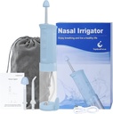 TopQuaFocus Nazální zavlažování Sinus Rinse systém Nazální zavlažovač s teleskopickou vodní nádrž Neti Pot Kombinace Versatilní vodní flosser Nose Washer 3 trysky 3 Mods Nose čistič pro dospělé a děti
