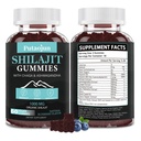 Shilajit for Man, Woman & Kid.Himaláyan Gold Shilajit Gummies.1000mg Shilajit, 200mg Ashwagandha, 200mg Chaga, 100mg Ginseng, 100mg Saw Palmatto, 60mg Black Seed Oil