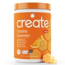 Create Creatine Monohydrate Gummies for Women and Men, Orange, 90ct