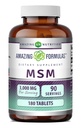 Úžasný doplněk MSM (Methylsulfonylmethan) 124; 1500 Mg per Serving dodatek 124; 180 Tablety 124; Non- GMO 124; Gluten Free Foundation 124; Made in USA
