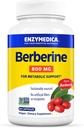 Enzymedica Berberine 800 mg - Vegan Kapsle pro Metabolickou podporu - z udržitelně sázené Barberry - Non- GMO, gluten- Free, No Fillers or Pomocné látky - 60 Kapsle