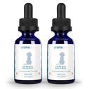 PranaDomací Adrenal Balance pro psy s Cushing je 124; Přirozeně zmírňuje příznaky Cushingova onemocnění u psů 124; Licorice zdarma Bylinné Formule pro psy s Cushingova choroba - 2 balení