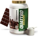 Magnum Nutraceuticals Quattro Vegan Protein Powder, Chocolate 2lb - Premium Plant- Based Protein Powder Izolát pro růst a obnovu svalů