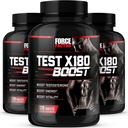 Force faktor test X180 Zvýšení, Testosteron Booster a doplněk energie pro muže, zvýšení energie, zvýšení Stamina, a zvýšení vitality, s D- aspartické kyseliny a Fenugreek, 120 Počet (balení po 3)