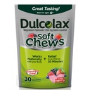 Dulcolax Soft Chews Saline Laxative Mixs Berry (60ct & 30ct) 1200mg Hydroxid hořečnatý Gentle Consticle Relief