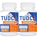 2000mg Tudca Játra Supplement, Tudca Bile Salt with Milk Thistle and Nac, 120 Kapsle pro 60 dní, Podpora jater, Detoxifikace, imunitní systém