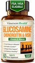 Glucosamine Chondroitin MSM Dodatek - Pokročilé společné doplňky pro muže a ženy w / Glucosamine Sulfath 1000mg, Chondroitin Sulfath & MSM, vitamin B12 a více pro společné zdraví - FSA Způsobilé