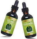 Go Nutrients Liquid Vitamin D3 s K2 (MK-7) Kapky 1oz & Selenium 200 mcg Dodatek 1.0 oz Liquid 124; Vitamin D3 a K2 Liquid 124; Doplňky s Mineral Selen Liquid a Čištěná voda