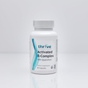 Trive Nutracteas Activated B- Complex s Quatrefolii - 60 Non-GMO kapsle - Kosher Dietní dodatek pro optimální zdraví - Bez kvasnic a gluten, Podporuje energii a kognitivní funkce