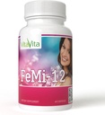 FeMi-12, Pomáhá zmírnit ženské měsíční období nepohodlí & podporuje normální menstruaci (60 Kapsle)