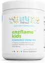 Malý DaVinci Enzflame Kids - Powder Drink Mix dodatek k podpoře svalové a společné pohody, mobility a imunitního zdraví * - S vápníkem, sodíkem, enzymy, DMG, a více - Orange Flavor - 30 Služeb