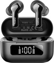 TOZO NC3 Hybrid Active Noise Cancelling Bezdrátové sluchátka s 6 Mics AI Clear Call Buds 55H Playtime s LED displej 32 Přednastavené EQ přes APP Bluetooth 5.3 IPX8 Vodotěsné sluchátka