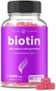 NutraChamps Biotin Gummies 10000mcg [High Potency] pro zdravé vlasy, kůže a nehty Vitamíny pro ženy, muži a děti - 5000mcg v každé vlasy Vitamíny Gummy - Vegan, Non- GMO, Zdraví vlasů