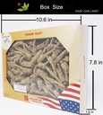 DOL Hand- Vybraný americký Wisconsin Farmed Ginseng Root Medium & Large Ginseng
