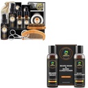XIKEZAN dárky pro muže w / Beard Kit a Beard Shampoo a Conditioner Set