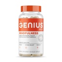 Geniální značka Genius Schopnost - Příplatek pro zdraví mozku - Podporuje zdravé míchačky - klid, energie, paměť a podpora zaměření - Ashwagandha, Neurofaktor & Více - 30 Veggie pilulky
