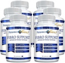 Research Ověřené Fibro Support - 540 Kapsle - MSM, Magnesium, Vitamin D3, BioPerine - 6 Month Supply - Vegan