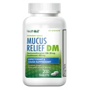 HealthA2Z ® Mucus Relief DM 124; Dextromethorphan HBr 20mg IBr 124; Guaifesin 400mg IB124; Kašel, okamžité uvolnění, nepotažené (200 Počet (Pak 1))