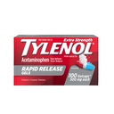 Tylenol Extra Strength Acetaminophen Rychlé uvolnění gely, Reliever bolesti a horečnatý reduktor, Gelcaps s Laser- vrtané díry pro rychlé uvolnění, Jemně na žaludku, 500 mg per Gelcap, 100 Počet OTC medicína