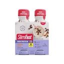 SlimFast Advanced Energy Caramel Latte Shake - Připravený k pití Výměna - 20g proteinu, 11 fl. Oz. Láhev, 4 Počet (Balení May Vars)