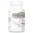 Omvi Installas, Ledviny Supplement, White Ledney Bean Extract 1,200mg, Ledviny Cleanse pro muže a ženy, Podpora normálního močového traktu zdraví, 60Kapsle