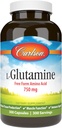 Carlson - L- glutamin, kyselina aminooctová, 750 mg, výroba svalových tkání, 300 tobolek