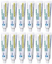 Globe (12 Pack) Triple Antibiotic First Aid Ointment 1 oz, First Aid Antibiotic Ointement, 24-hodinová ochrana proti infekci, péče o zranění pro drobné škrabky, popáleniny a kusy