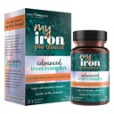 MyIron ProClinical by Purity Products - Iron (Ferrous Bisglycinate Chelelate) + Vitamin C (PureWay-C) - Gentle on The Stomach - Controlled Absorpce - Podporuje zdravé červené krvinky - 30 Počet (1)