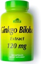 ALFA VITAMINS Ginkgo Biloba 120mg podporuje funkci mozku a podporu paměti - 120 tobolek