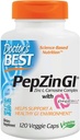 Lékařský nejlepší zinkový karnosinový komplex s Pepzin Gi Veggie Caps, 120 Počet