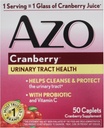 AZO Cranberry pro zdravý močový trakt s imunní posilující probiotika a vitamín C - 50 Tab (Balení května Vary)