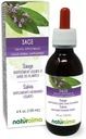 Naturalma Sage (Salvia officinalis) Leaf Alcohol-Free tinktura - 4 fl oz Liquid Extract in Drops - Bylinný dodatek - Vegan