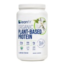 LeanFit Organic Plant- Based Protein Powder, Natural Vanilla Flavor - Vegan, USDA Organic Certified, Soy- Free, Gluten- Free, Dairy- Free, Sugar- Free, Non- GMO - 21g Protein, 19 Služební, 1.58 Pound Tub