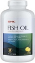 GNC Fish Oil Omega 3 Dodatek, 300mg EPA a DHA, Lemon Flavor, Podporuje srdce, mozek, kůže, oko a společné zdraví, 360 Softgels, 360 Servings