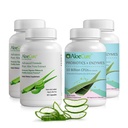 AloeCure Organic Aloe Vera Kapsle Pack - 4 Kusy - 2 x Aloe Vera Kapsle, 2 x Probiotika + Enzymy