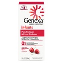 Genexa Ingredients 'Clean Acetaminophen CLAS124; Pediatrik Preferované ingredience CLAS124; Pain Reliever & Fever Reducer for Babies CLAS124; Barvy Free, 0% umělé přísady CLAS124; Delicious Organic Cherry Flavor, 2 fl oz