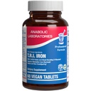 Slow Release Iron dodatek s vitamínem C - Vysoká absorpce Jemné železo s vitamínem C pro ženy s komplexem methyl B pro maximální výhody - Žaludek Friendly Vegan & Made in The USA - 60 Služeb