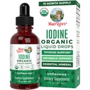 MaryRuth Organics Lod Liquid Kapky 124; Iodid draselný 124; 1 rok Dodávka 124; 450 Servings CLAS124; štítné žlázy CLAS124; USDA Organic CLAS124; Vegan CLAS124; Non- GMO CLAS124; gluten Free CLAS124; 1 Fl Oz