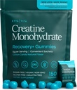 Sugar- Free Creatin Monohydrát Gummies (5g per Packet) - Potenciální Creatine Gummies pro muže a ženy, dodatek pro podporu svalů, kognitivní funkce - Non- GMO, Gluten- Free, Mucuna Pruriens