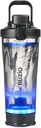Buzio Electric Protein Shaker Lahvička, 24 oz Shake Blender Lahvička, USB Dobitelné Blender Lahvičky pro proteinové mixy Shaker Cups, Přenosné Velké sportovní vody Lahvičky vyrobené s Tritan, Black