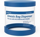 HCS Emesis Bags Dipenser - Nástěnný držák, Držáky 24 HCS Vomit Bags Disposible (Není součástí balení) - Zahrnuje kotviště a šrouby