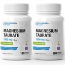 Puregen Labs Magnesium Taurate 1500mg per Serving [High potency] Total 360 Veggie Caps, Chelated for Superior Absorpce, Non- GMO, NO Gluten and Dairy Ibrahim 124Made in USA
