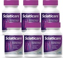 Vita Sciaticare Sciaticare Nerve Soothing Doplněk Vitamíny s přírodní R- ALA Form 40X Síla, NENÍ Syntetický Alfa Lipoic Acid (ALA) - Lower Lumbar Sciatica - 60 Počet (balení po 6)
