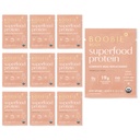 Boobie Tělo Superfood Protein Náhrada jídla Shake, Vanilla Chai Flavor 124; 19g Protein currency 124; Safe for těhotenský, Kojení, & Mateřství currency 124; Organic, Vegan, Nulový cukr, 10 Single Serve Packets (1.02 oz each)
