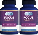 Focus Relief Plus Suché oko Formule (180 ct. 60 Day Supplement) Omega 3 Dodatek - Suché oko Relief Dodatek - Omega 3 Rybí olej