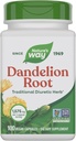 Nature 's Way Pampelion Root, Traditional Diuretic Herb *, Vegan Pampelion Root Capsules, 100 Count (Balení květen Vary)